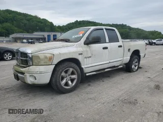 2008 Dodge 1500 SLT z VIN 1D7HU18248S590065, wystawiony jako Copart lot #58246245 z przebiegiem 143 194 mil mil oraz Czysty tytuł • Clean title. Historia ofert i sprzedaży dostępna na DreamBid. Obrazek 1.