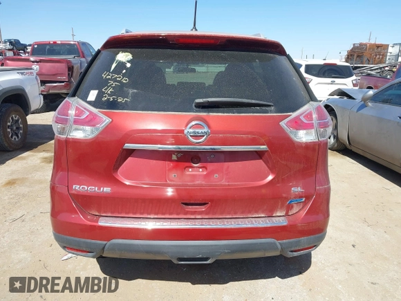 2014 Nissan Rogue S z VIN 5N1AT2MT7EC852455, wystawiony jako IAAI lot #41691195 z przebiegiem 66 531 mil mil oraz . Historia ofert i sprzedaży dostępna na DreamBid. Obrazek 16.