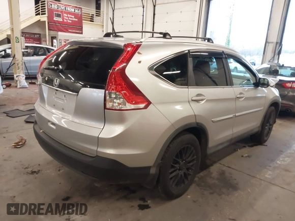 2012 Honda CR-V EX-L with VIN 2HKRM3H78CH506648, listed as a IAAI auction lot 41113961 with 154,502 mi miles. Bid and sale history available at carsss.com. Image 4.