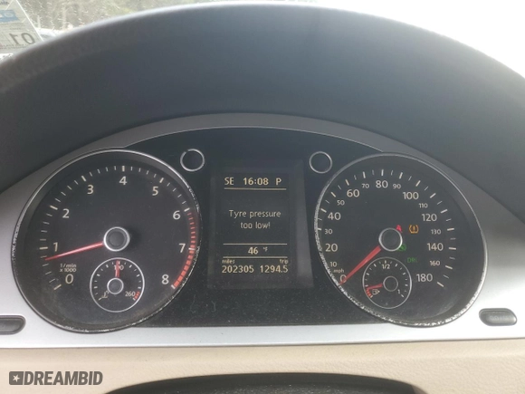 2010 Volkswagen CC Sport with VIN WVWML7AN7AE506215, listed as a Copart auction lot 44746235 with 202,305 mi miles and Salvage Title. Bid and sale history available at carsss.com. Image 9.