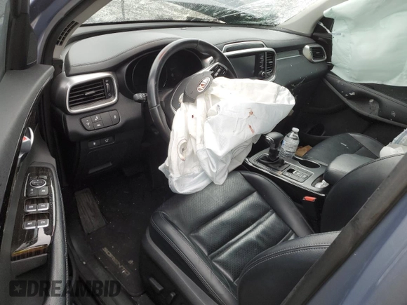 2020 Kia Sorento EX V6 with VIN 5XYPH4A5XLG702639, listed as a Copart auction lot 50076495 with 0 mi miles and Salvage Title. Bid and sale history available at carsss.com. Image 8.