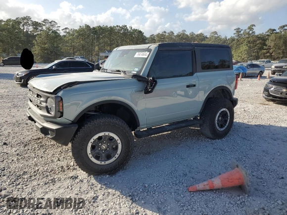 2023 Ford Bronco with VIN 1FMDE5CP0PLB54673, listed as a Copart auction lot 78474604 with 18,325 mi miles and Salvage title. Bid and sale history available at DreamBid. Image 1.
