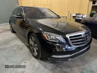 2018 Mercedes-Benz S-Class S 450 with VIN WDDUG6EB0JA360364, listed as a Copart auction lot 84318604 with 100,144 mi miles and Clean Title. Bid and sale history available at carsss.com. Image 1.