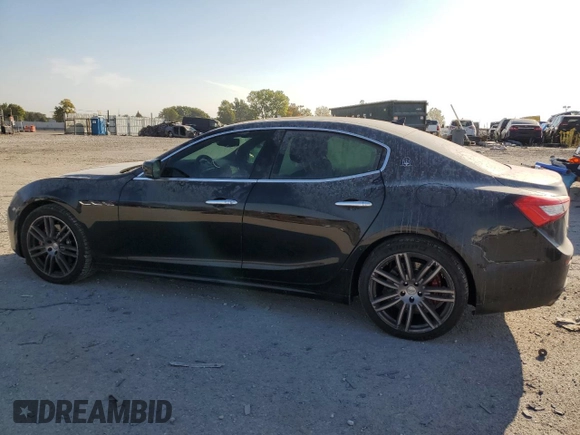 2016 Maserati Ghibli S Q4 with VIN ZAM57RTA6G1178604, listed as a Copart auction lot 68558453 with 78,600 mi miles. Bid and sale history available at carsss.com. Image 2.