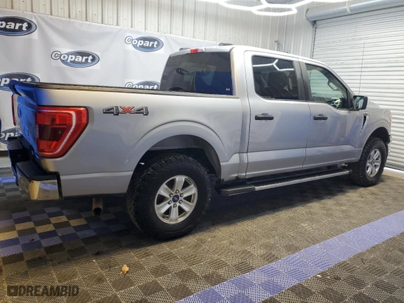 2021 Ford F-150 XL with VIN 1FTEW1EP4MFB03618, listed as a Copart auction lot 47051265 with 171,203 mi miles and Clean Title. Bid and sale history available at carsss.com. Image 3.