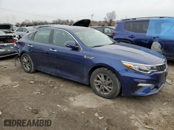 2019 Kia Optima LX with VIN 5XXGT4L3XKG350398, listed as a Copart auction lot 44720695 with 61,361 mi miles and Salvage Title. Bid and sale history available at carsss.com. Image 4.