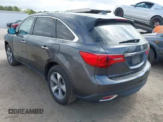 2016 Acura MDX with VIN 5FRYD3H23GB014967, listed as a IAAI auction lot 41929935 with 256,698 mi miles. Bid and sale history available at carsss.com. Image 3.