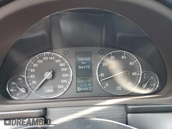 2006 Mercedes-Benz C 280 Luxury with VIN WDBRF92J26F738404, listed as a Copart auction lot 59291165 with 86,479 mi miles and Salvage title. Bid and sale history available at DreamBid. Image 9.