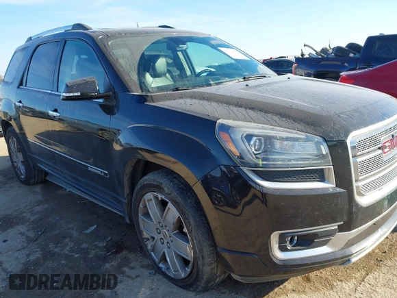2016 GMC Acadia Denali with VIN 1GKKRTKDXGJ159049, listed as a IAAI auction lot 41334814 with 150,351 mi miles. Bid and sale history available at carsss.com. Image 1.