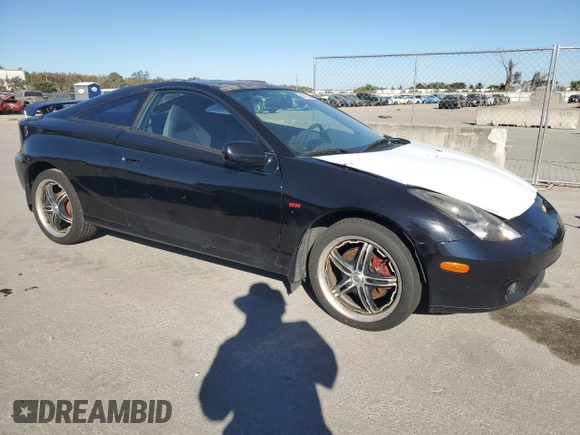 2002 Toyota Celica GT with VIN JTDDR32T320128879, listed as a Copart auction lot 83116524 with 222,315 mi miles and Clean Title. Bid and sale history available at carsss.com. Image 4.