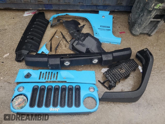 2018 Jeep Wrangler JK Unlimited Sport S with VIN 1C4BJWDG1JL868623, listed as a Copart auction lot 71317144 with 64,126 mi miles and Salvage Title. Bid and sale history available at carsss.com. Image 12.