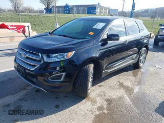 2016 Ford Edge Titanium with VIN 2FMPK3K91GBC66265, listed as a IAAI auction lot 41858592 with 63,621 mi miles. Bid and sale history available at carsss.com. Image 19.