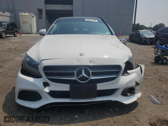 2017 Mercedes-Benz C 300 with VIN 55SWF4KB2HU220007, listed as a Copart auction lot 60615465 with 50,630 mi miles and Salvage title. Bid and sale history available at DreamBid. Image 5.