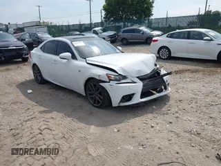 2015 Lexus IS 250 with VIN JTHBF1D2XF5046910, listed as a IAAI auction lot 42621534 with 79,155 mi miles and . Bid and sale history available at DreamBid. Image 1.
