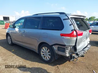 2012 Toyota Sienna XLE with VIN 5TDDK3DC0CS045751, listed as a IAAI auction lot 42591445 with 196,791 mi miles and . Bid and sale history available at DreamBid. Image 3.