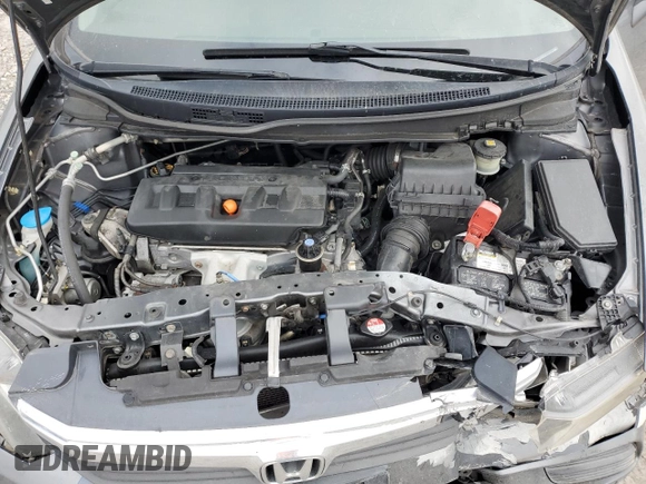 2012 Honda Civic EX with VIN JHMFB2F88CS002390, listed as a Copart auction lot 78682804 with 134,334 mi miles and Salvage Title. Bid and sale history available at DreamBid. Image 13.