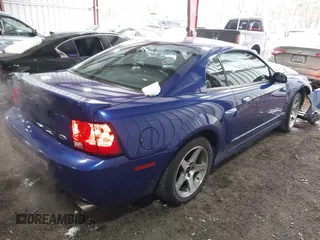 2003 Ford Mustang SVT Cobra with VIN 1FAFP48Y63F406945, listed as a IAAI auction lot 41395018 with 94,459 mi miles. Bid and sale history available at carsss.com. Image 4.
