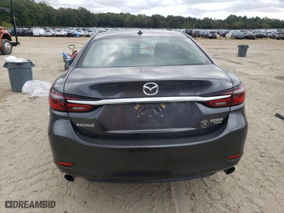 2021 Mazda Mazda6 Grand Touring with VIN JM1GL1TY5M1616600, listed as a Copart auction lot 74106154 with 25,812 mi miles and Salvage Title. Bid and sale history available at carsss.com. Image 6.