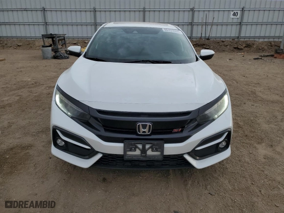 2020 Honda Civic Si Sedan with VIN 2HGFC1E58LH703567, listed as a Copart auction lot 86333084 with 54,403 mi miles and Salvage Title. Bid and sale history available at carsss.com. Image 5.