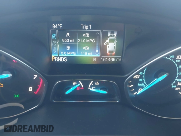2015 Ford Escape Titanium with VIN 1FMCU0J92FUA20469, listed as a IAAI auction lot 42510293 with 161,466 mi miles and . Bid and sale history available at DreamBid. Image 16.