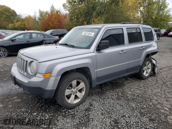 2017 Jeep Patriot 75th Anniversary with VIN 1C4NJRBB6HD196830, listed as a Copart auction lot 78551844 with 69,553 mi miles and Salvage Title. Bid and sale history available at carsss.com. Image 1.