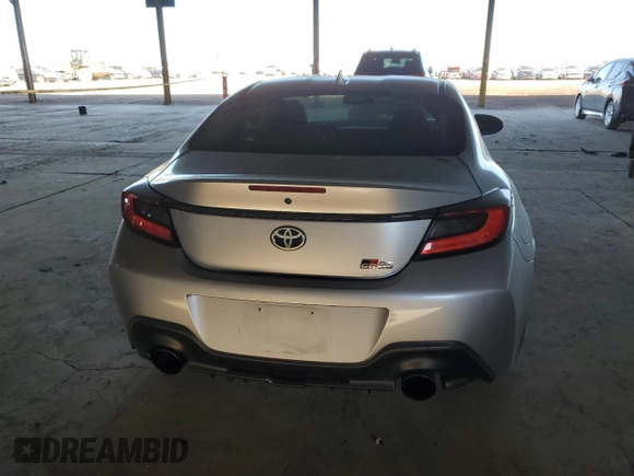 2023 Toyota 86 with VIN JF1ZNBB16P9757748, listed as a Copart auction lot 41776395 with 26,538 mi miles and Salvage Title. Bid and sale history available at DreamBid. Image 6.