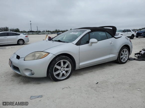 2007 Mitsubishi Eclipse GT with VIN 4A3AL35T17E011535, listed as a Copart auction lot 43585365 with 70,248 mi miles and Clean Title. Bid and sale history available at carsss.com. Image 1.