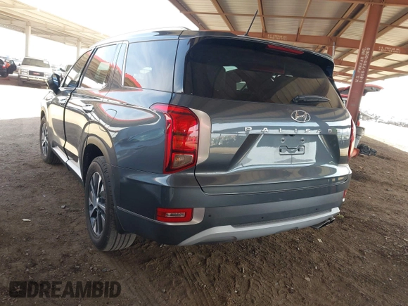 2022 Hyundai Palisade SEL with VIN KM8R24HE6NU358742, listed as a IAAI auction lot 41938961 with 46,359 mi miles and . Bid and sale history available at DreamBid. Image 3.