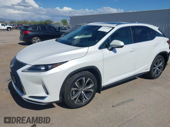 2022 Lexus RX 450h с VIN 2T2HGMDA5NC088416, выставлен на аукционе IAAI как лот 42587808 с пробегом 34 723 миль миль и . История ставок и продаж доступна на DreamBid. Изображение 2.