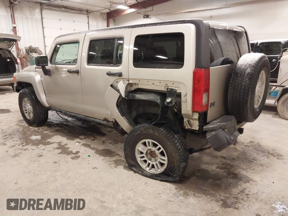 2007 Hummer H3 SUV with VIN 5GTDN13E078250892, listed as a IAAI auction lot 41991208 with 148,283 mi miles. Bid and sale history available at carsss.com. Image 3.