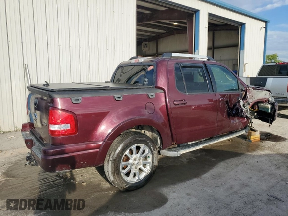 2008 Ford Explorer Sport Trac Limited with VIN 1FMEU53E58UA52044, listed as a Copart auction lot 72791104 with 137,837 mi miles and Salvage title. Bid and sale history available at DreamBid. Image 3.