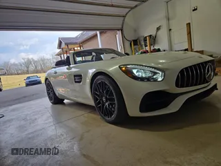 2018 Mercedes-Benz AMG GT with VIN WDDYK7HA2JA018312, listed as a Copart auction lot 48109065 with 23,147 mi miles and Salvage Title. Bid and sale history available at carsss.com. Image 1.