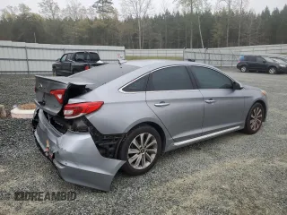 2016 Hyundai Sonata Sport with VIN 5NPE34AF1GH413078, listed as a Copart auction lot 50865175 with 96,164 mi miles and Salvage Title. Bid and sale history available at DreamBid. Image 3.