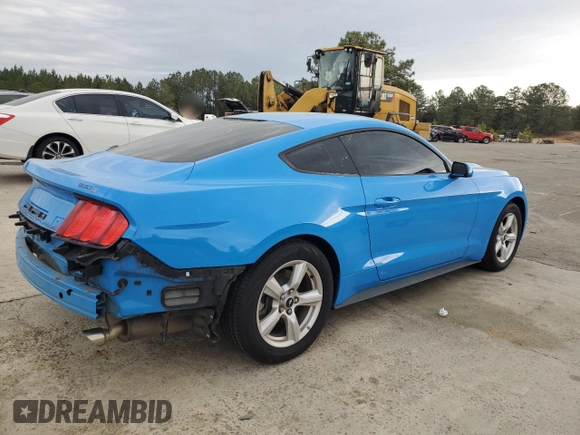 2017 Ford Mustang V6 with VIN 1FA6P8AM0H5262868, listed as a Copart auction lot 50028645 with 81,654 mi miles and Salvage Title. Bid and sale history available at carsss.com. Image 3.