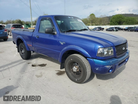 2002 Ford Ranger XL with VIN 1FTYR10U02PB37452, listed as a Copart auction lot 52814135 with 227,375 mi miles and Salvage Title. Bid and sale history available at carsss.com. Image 4.
