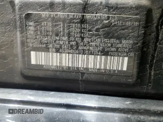 2013 Subaru Legacy Special Sports with VIN 4S3BMBG61D3011354, listed as a Copart auction lot 52773105 with Not provided miles and Salvage title. Bid and sale history available at DreamBid. Image 12.