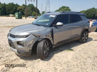 2023 Chevrolet TrailBlazer LT with VIN KL79MPS2XPB207171, listed as a Copart auction lot 62553524 with 3,558 mi miles and Salvage Title. Bid and sale history available at DreamBid. Image 1.