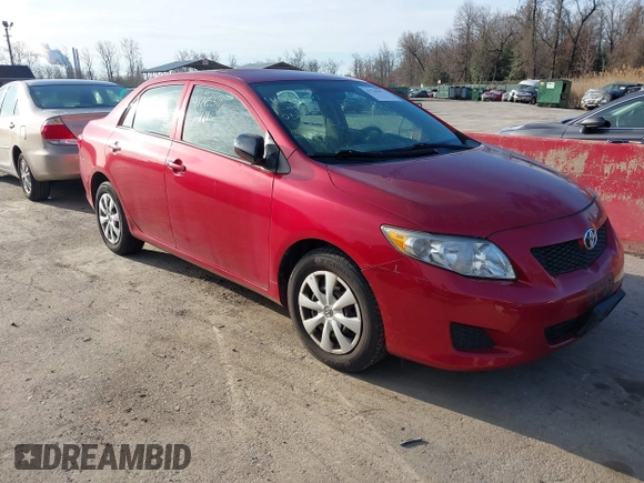 2009 Toyota Corolla with VIN 2T1BU40E29C088603, listed as a IAAI auction lot 41745371 with 189,517 mi miles. Bid and sale history available at carsss.com. Image 1.
