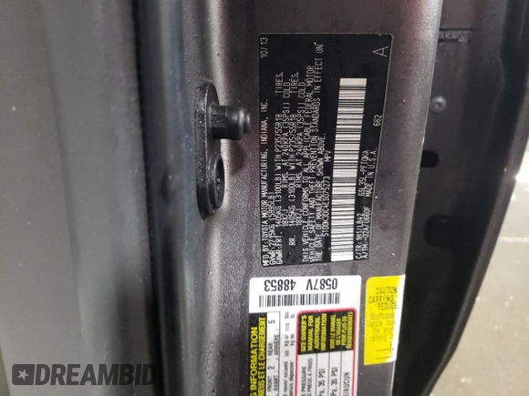 2014 Toyota Sienna Ltd with VIN 5TDDK3DC4ES075273, listed as a Copart auction lot 45378035 with 202,368 mi miles and Salvage Title. Bid and sale history available at carsss.com. Image 12.