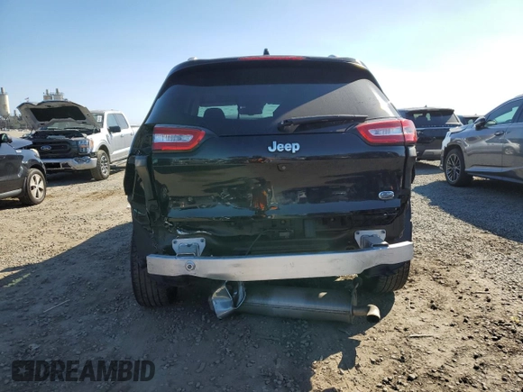 2018 Jeep Cherokee with VIN 1C4PJLJX9JD511600, listed as a Copart auction lot 46846615 with 67,482 mi miles and Salvage title. Bid and sale history available at DreamBid. Image 6.