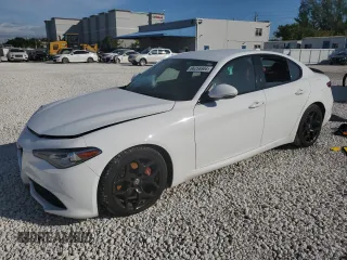 2020 Alfa Romeo Giulia with VIN ZARFAMAN8L7630164, listed as a Copart auction lot 86258904 with 46,854 mi miles and Non Repairable. Bid and sale history available at carsss.com. Image 1.