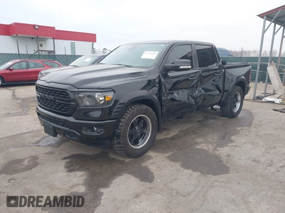 2022 Ram 1500 Big Horn with VIN 1C6SRFFT3NN287385, listed as a IAAI auction lot 41793596 with 12,277 mi miles and . Bid and sale history available at DreamBid. Image 19.