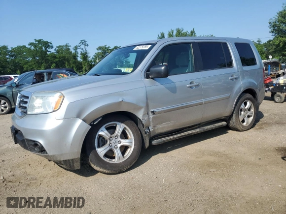 2013 Honda Pilot LX with VIN 5FNYF4H24DB018510, listed as a Copart auction lot 62575385 with 94,941 mi miles and Salvage title. Bid and sale history available at DreamBid. Image 1.