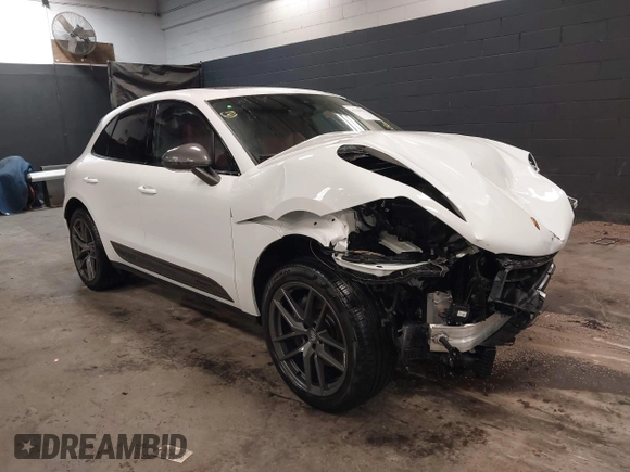 2024 Porsche Macan with VIN WP1AA2A59RLB10479, listed as a IAAI auction lot 41420275 with 6,897 mi miles and . Bid and sale history available at DreamBid. Image 1.