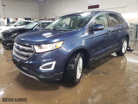 2017 Ford Edge SEL with VIN 2FMPK4J93HBB15162, listed as a Copart auction lot 44546125 with 103,673 mi miles and Salvage Title. Bid and sale history available at carsss.com. Image 1.