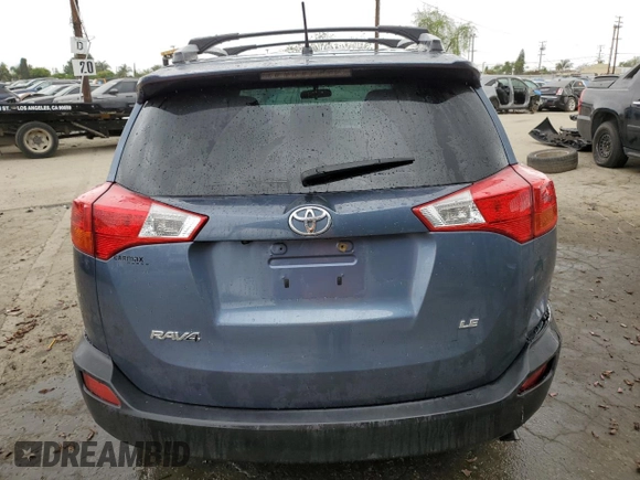 2014 Toyota RAV4 LE with VIN JTMZFREV6ED041246, listed as a Copart auction lot 55559075 with 129,515 mi miles and Salvage title. Bid and sale history available at DreamBid. Image 6.