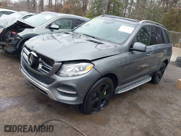 2018 Mercedes-Benz GLE 350 with VIN 4JGDA5HB3JB064259, listed as a IAAI auction lot 41502169 with 111,196 mi miles and . Bid and sale history available at DreamBid. Image 2.