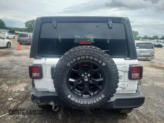 2022 Jeep Wrangler Sport with VIN 1C4GJXAN8NW174725, listed as a Copart auction lot 62150515 with 40,026 mi miles and Non repairable. Bid and sale history available at DreamBid. Image 6.