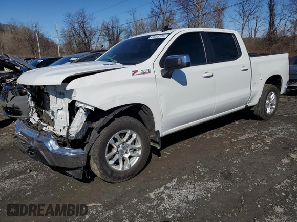 2024 Chevrolet Silverado 1500 LT with VIN 1GCUDDE83RZ159308, listed as a Copart auction lot 49765515 with 0 mi miles and Salvage Title. Bid and sale history available at carsss.com. Image 1.