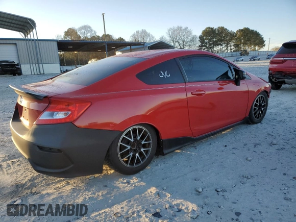 2013 Honda Civic Cpe LX with VIN 2HGFG3B53DH503816, listed as a Copart auction lot 41420615 with 107,791 mi miles and Salvage Title. Bid and sale history available at carsss.com. Image 3.